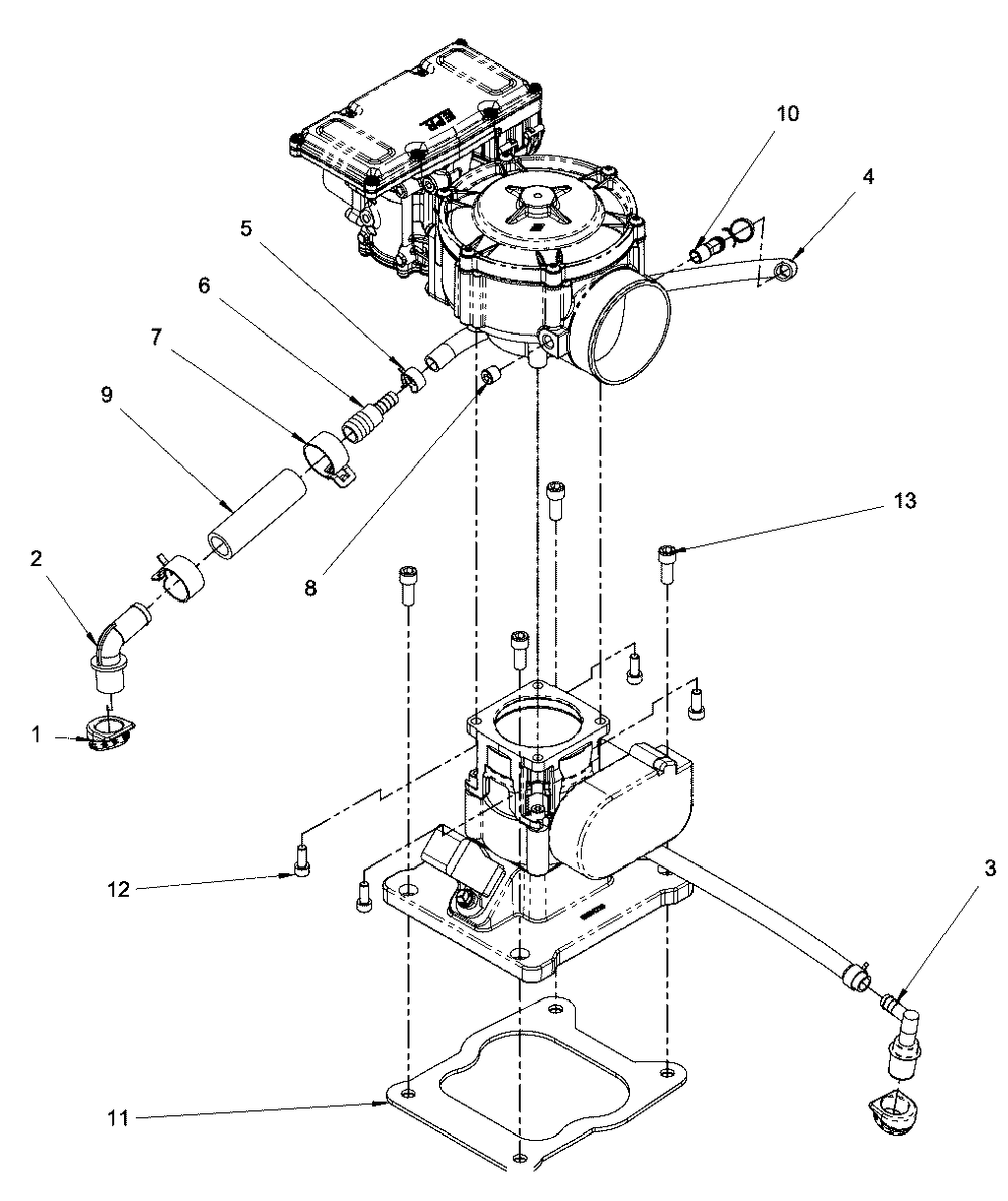Engine Service Parts - Fuel Diagram and Parts List for 076168-00  Briggs and Stratton Generator